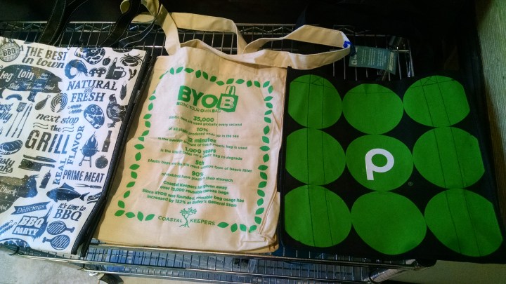 canvas shopping bags for the supermarket