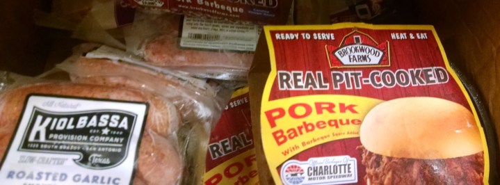 real pit-cooked barbeque and kielbassa