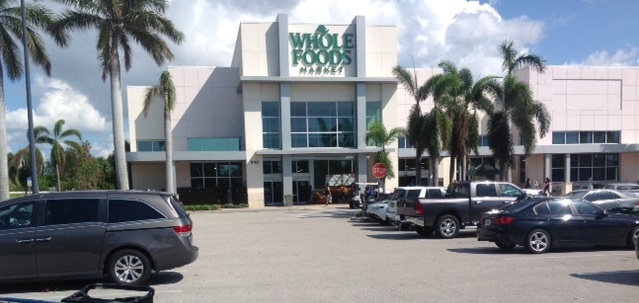 front of a Whole Foods supermarket