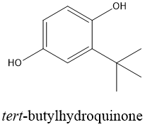 molecular structure of TBHQ