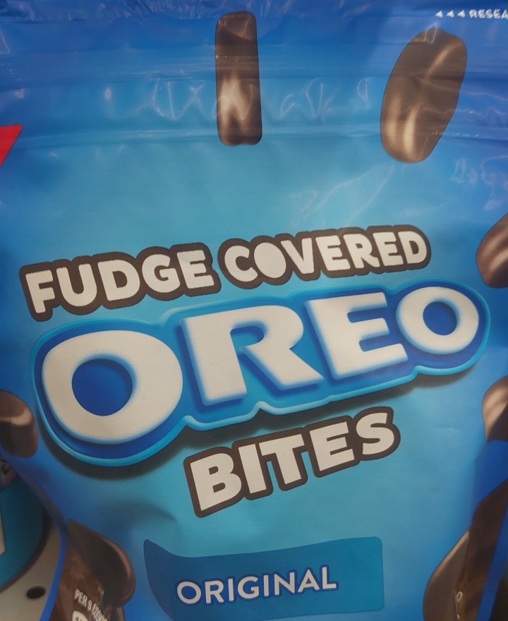 package of Fudge Covered Oreo Bites