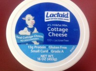 top of a lactose-free product