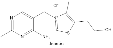 chemical structure of thiamin