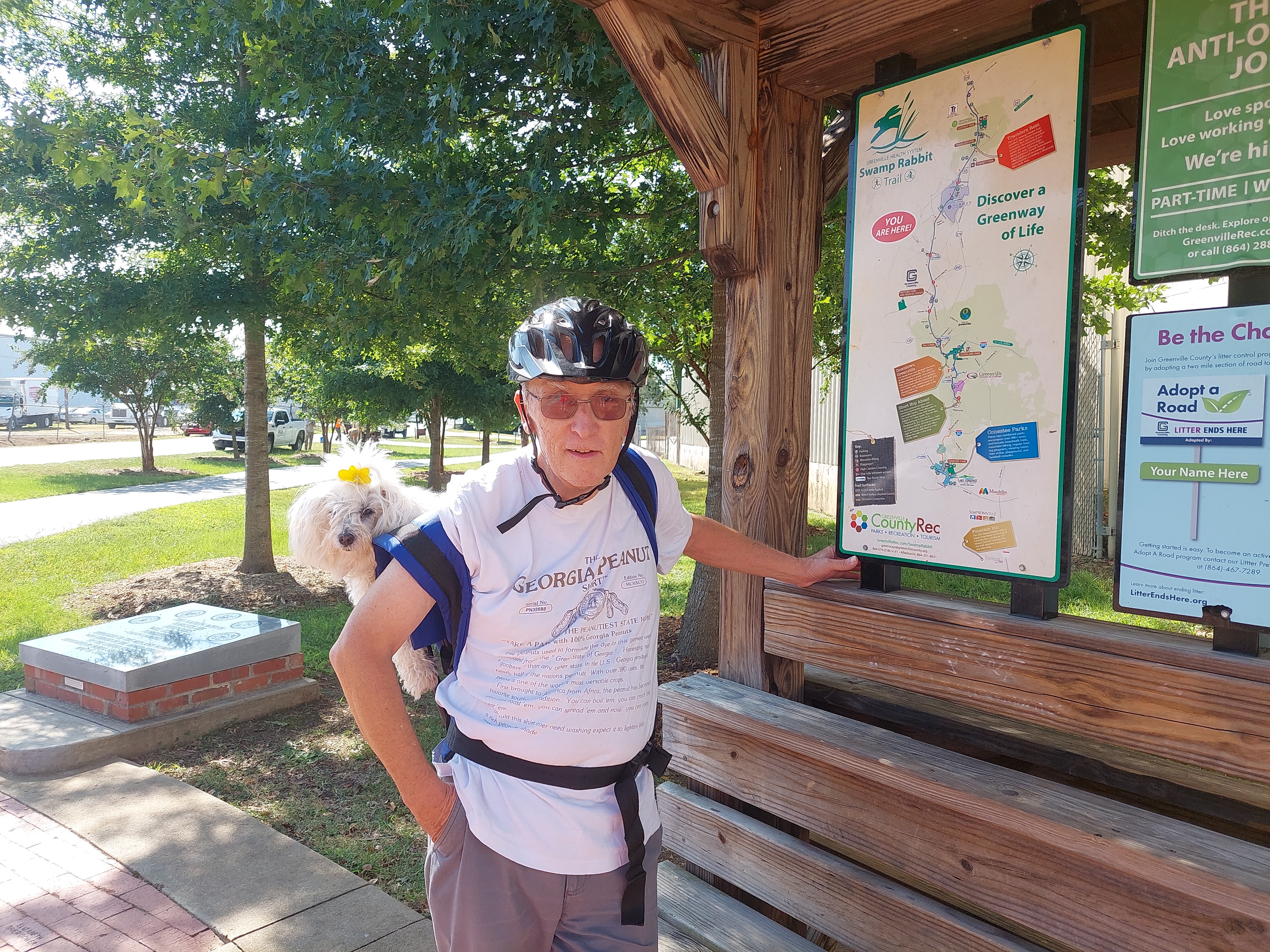 Sweetie in the trail