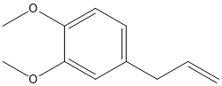 chemical structure of methyl eugenol