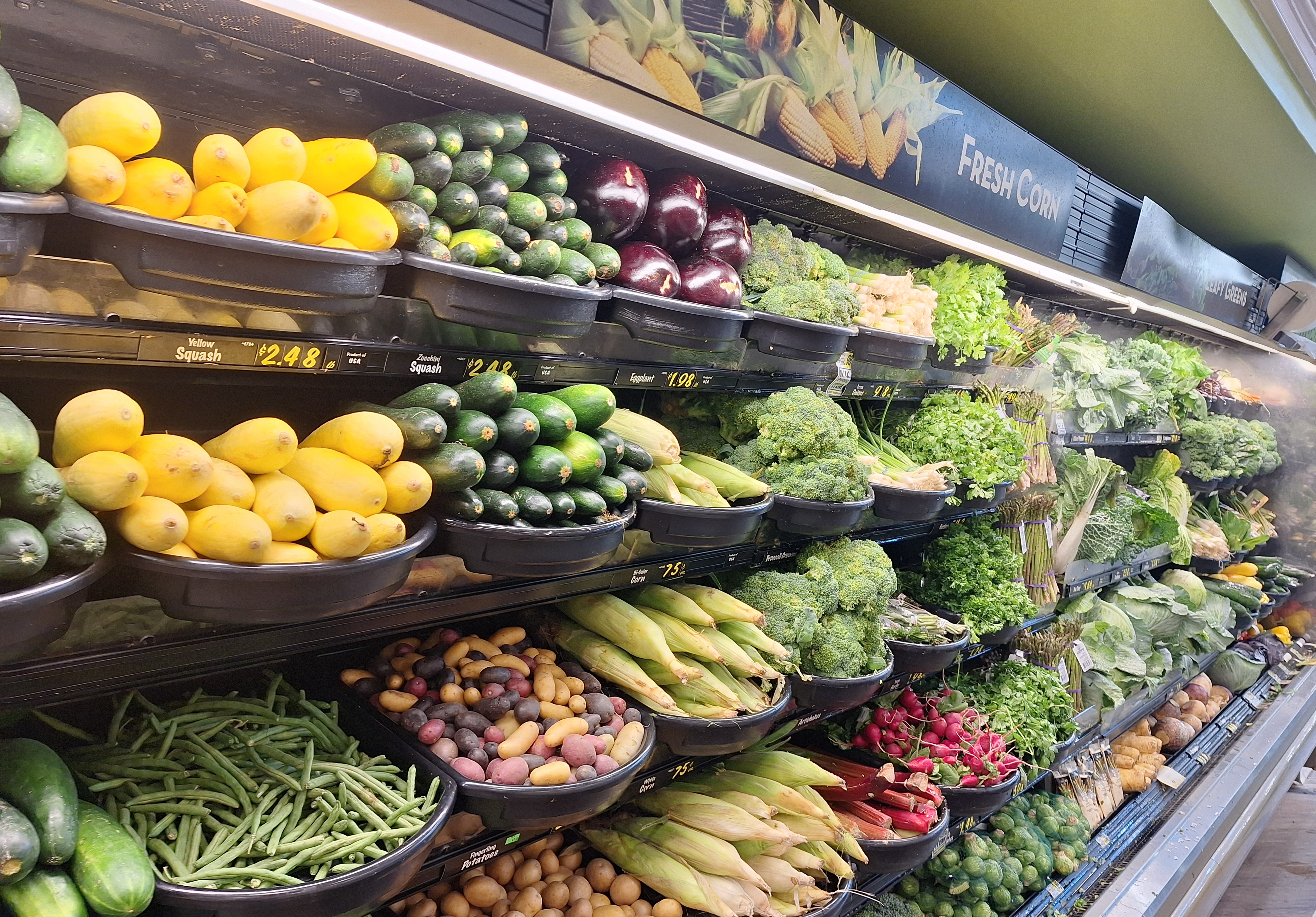 Fresh produce supply at my local supermarket