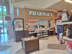 Photo of a supermarket pharmacy